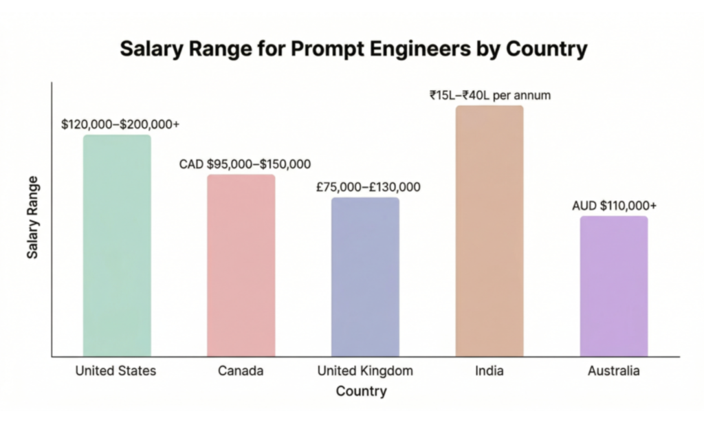 How Do Prompt Engineer Salaries Compare Globally?