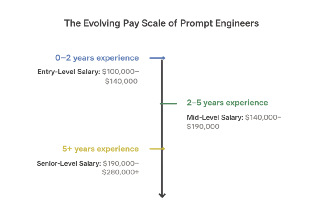 What is the Average Prompt Engineer’s Salary? (Salary Breakdown by Experience Level)