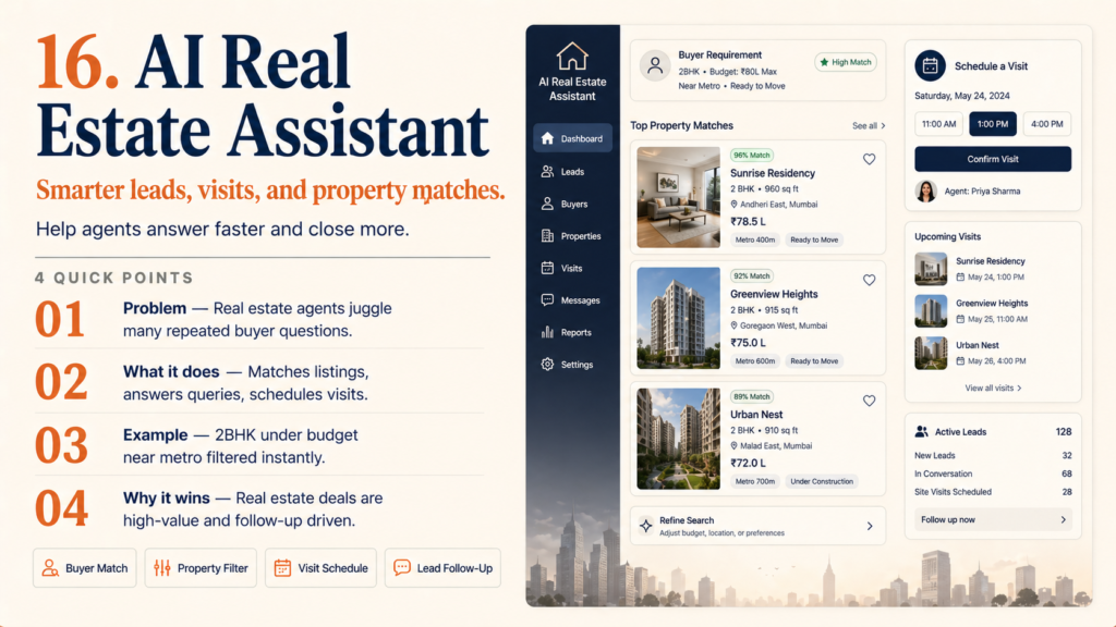 16. AI Real Estate Assistant