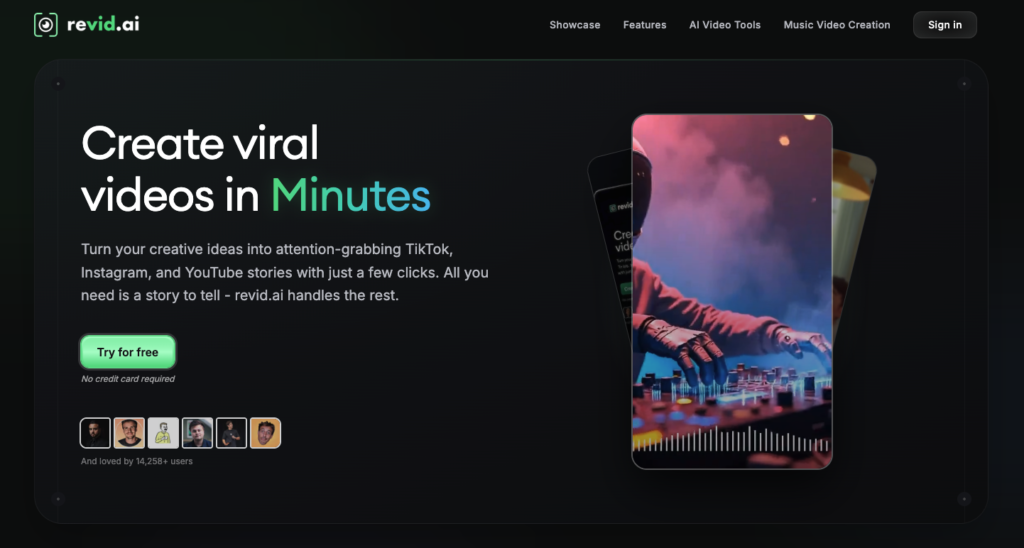 10. Revid AI: AI Agents That Automate Your Workflows for Video Creation