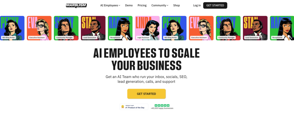 2. Marblism AI: AI Agents That Automate Your Workflows by Running Your Business Like a Team