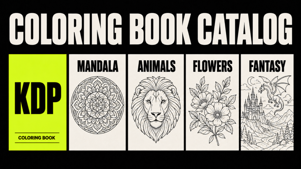 30. AI Generated Coloring Books on KDP