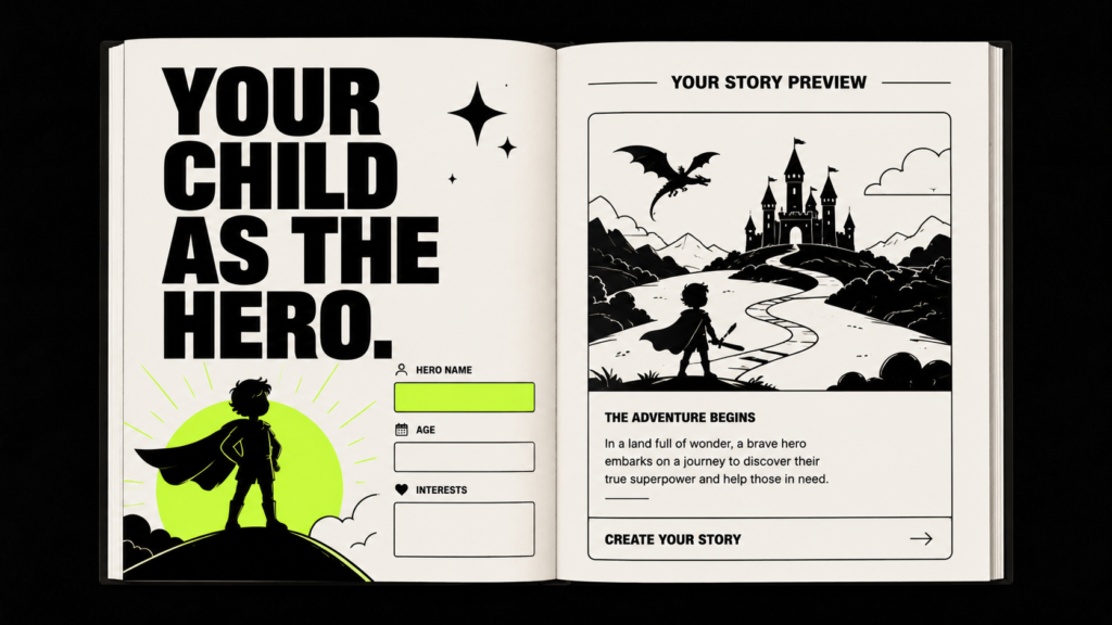 15. AI Personalized Children Story Service