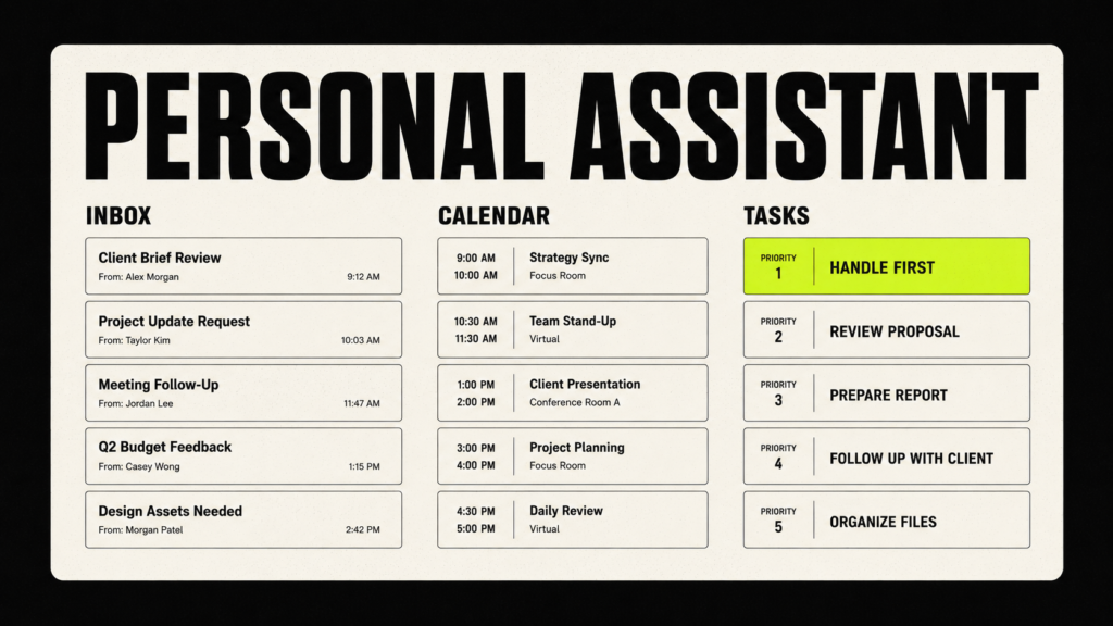 44. AI Powered Personal Assistant Service