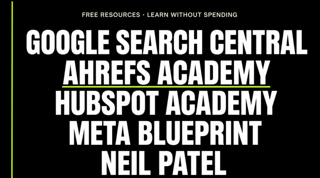 Best YouTube Channels and Free Resources to Learn Digital Marketing