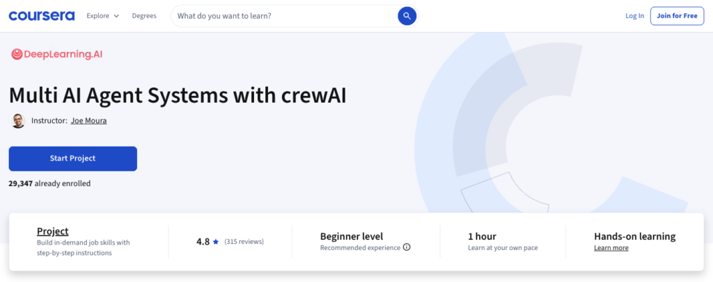 3. Multi AI Agent Systems with crewAI — DeepLearning.AI