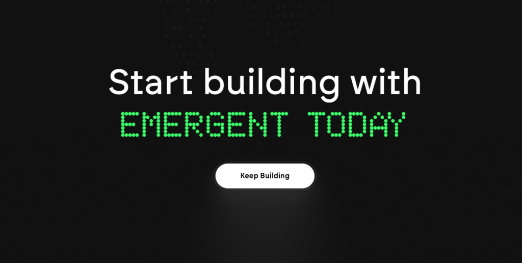 1. Emergent.sh - Turn Plain Language Into Working Apps