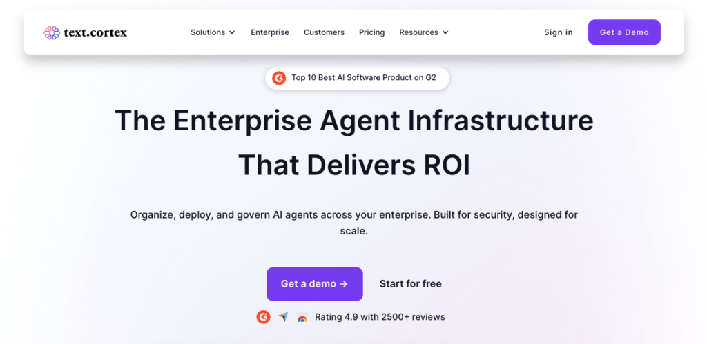 17. TextCortex.com - Build and Deploy AI Agents for Content and Copywriting