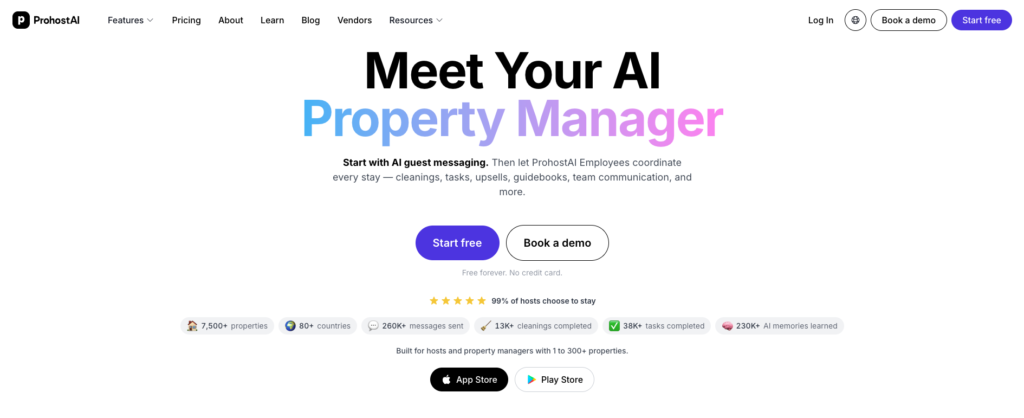 21. ProHost.ai - Automate Your Airbnb and Short-Term Rental Business