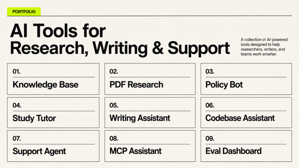 Context Engineering Projects for Your Portfolio