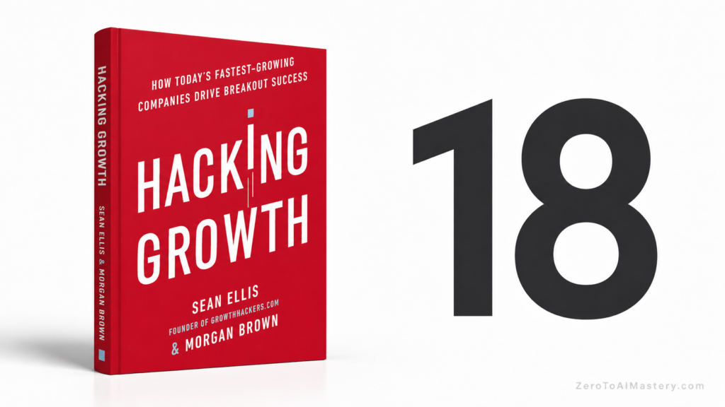 18. Hacking Growth, by Sean Ellis and Morgan Brown