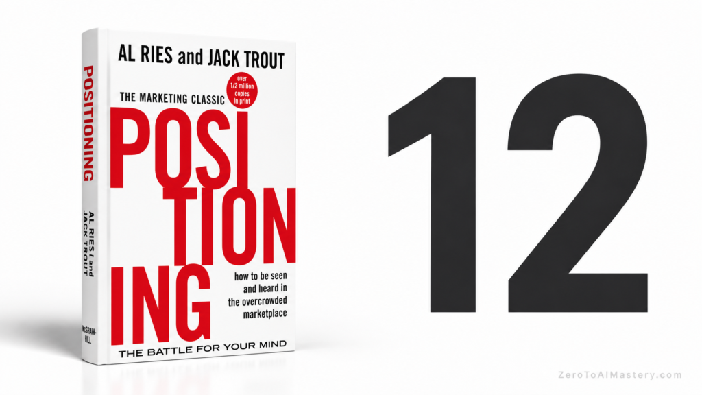 12. Positioning: The Battle for Your Mind, by Al Ries and Jack Trout
