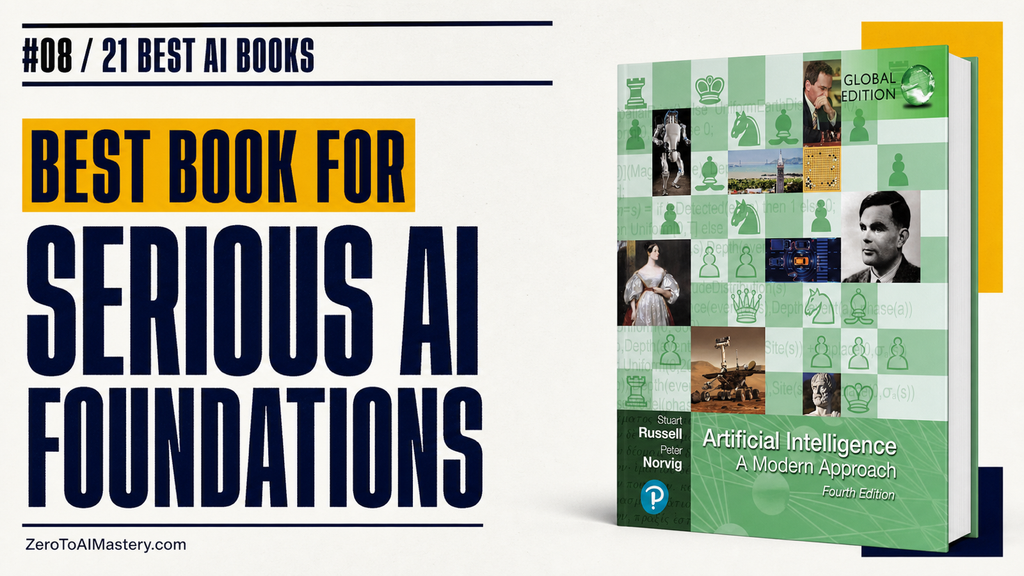 8. Artificial Intelligence: A Modern Approach by Stuart Russell and Peter Norvig: Best Book for Serious AI Foundations