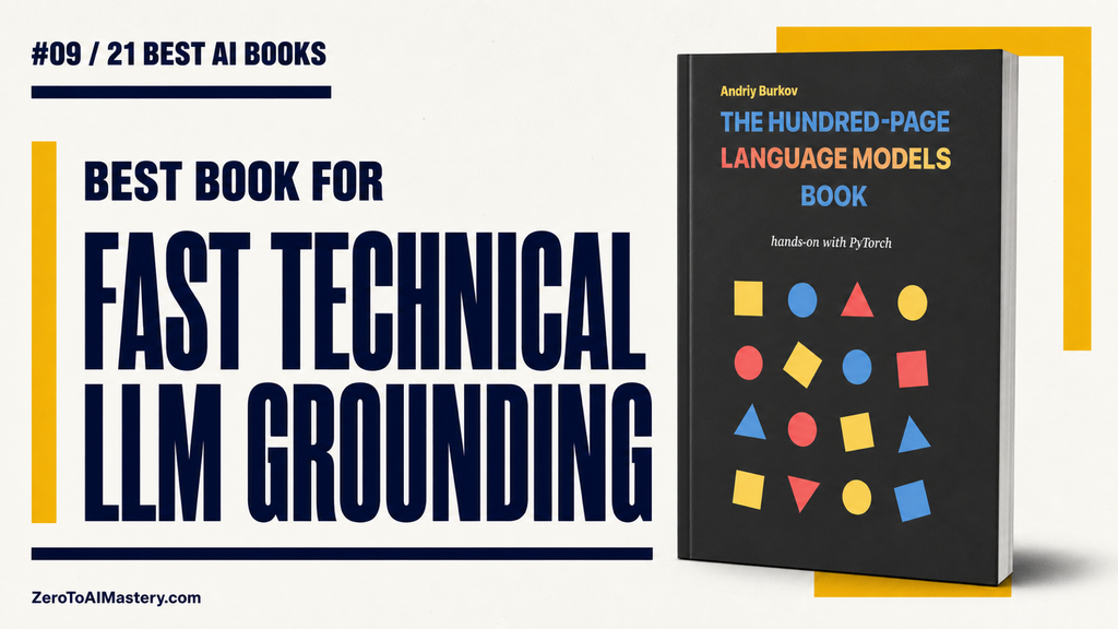 9. The Hundred-Page Language Models Book by Andriy Burkov: Best Book for Fast Technical LLM Grounding