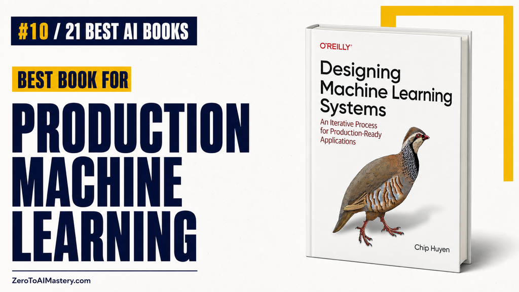 10. Designing Machine Learning Systems by Chip Huyen: Best Book for Production Machine Learning