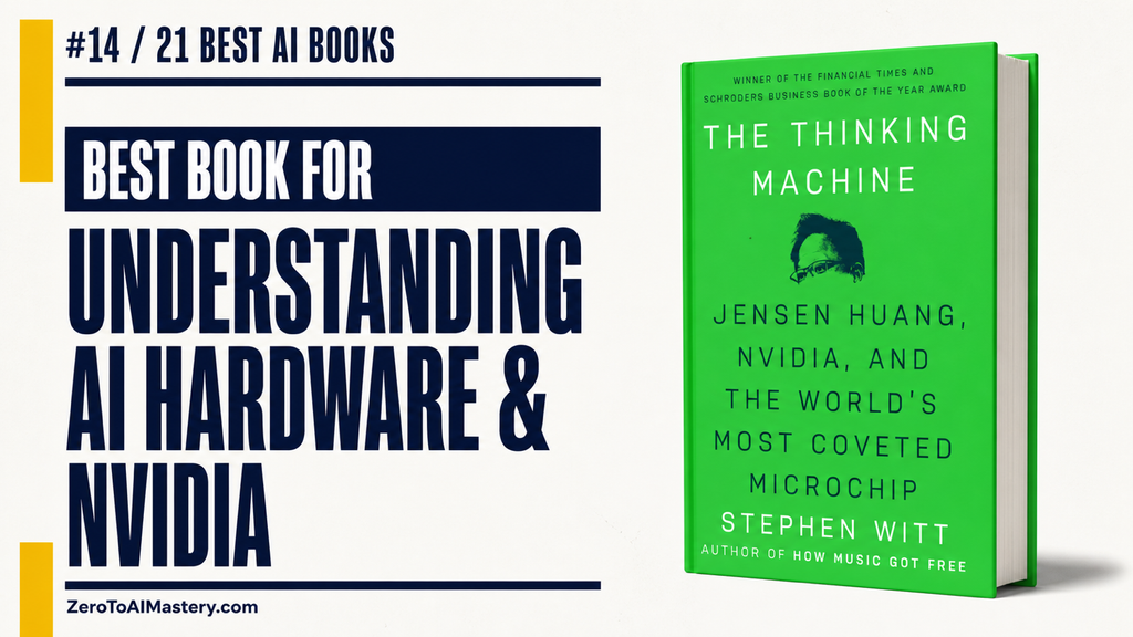 14. The Thinking Machine by Stephen Witt: Best Book for Understanding AI Hardware and NVIDIA