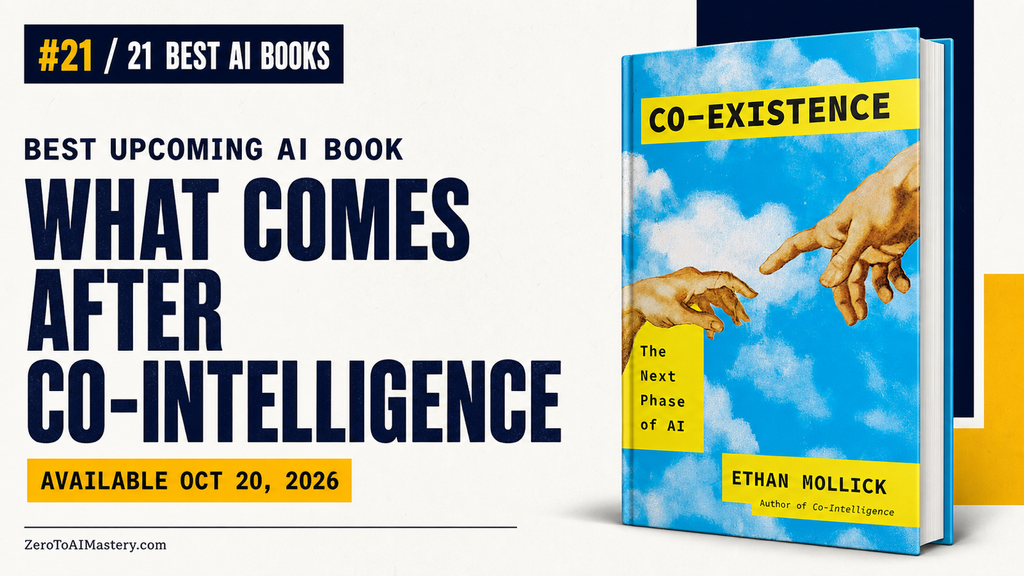 21. Co-Existence by Ethan Mollick: Best Upcoming AI Book to Watch in Late 2026