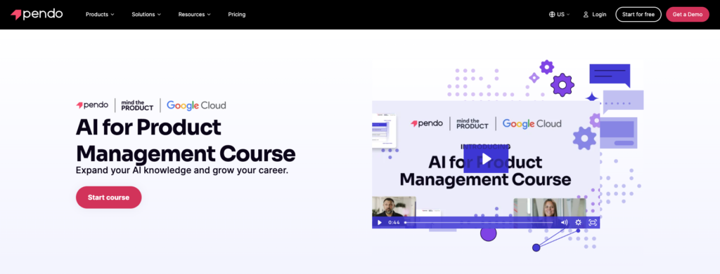 10. Pendo AI for Product Management Course