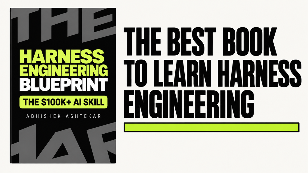 Best book to learn harness engineering: The Harness Engineering Blueprint by Abhishek Ashtekar