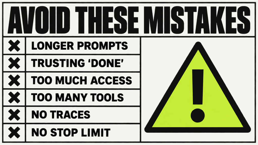 Common harness engineering mistakes beginners make with AI agents