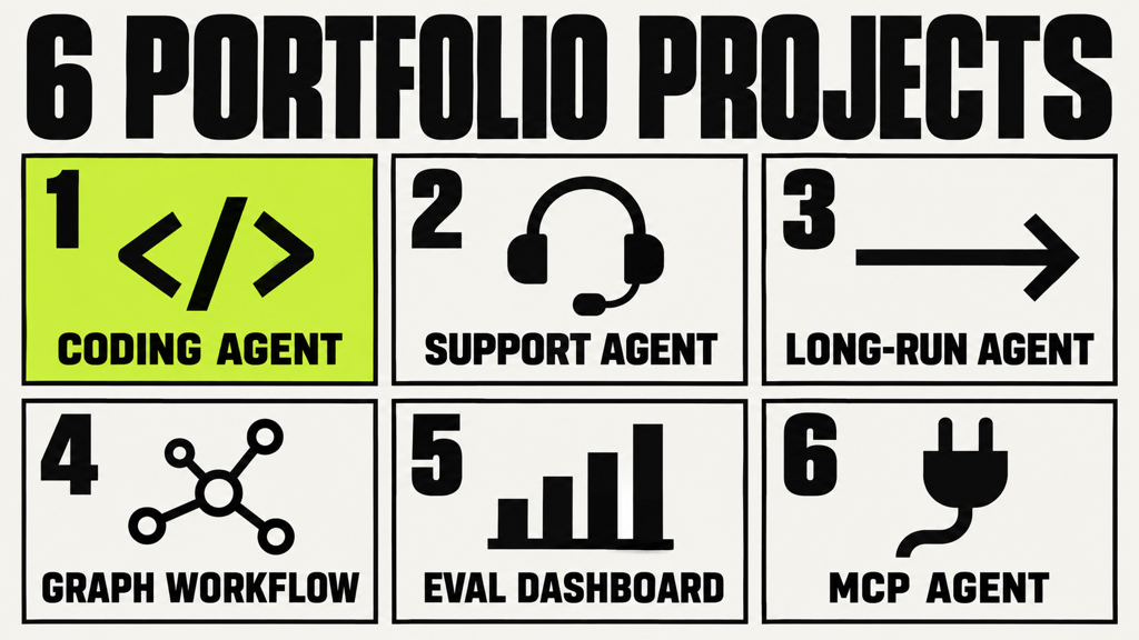 Harness engineering portfolio projects for AI agent jobs