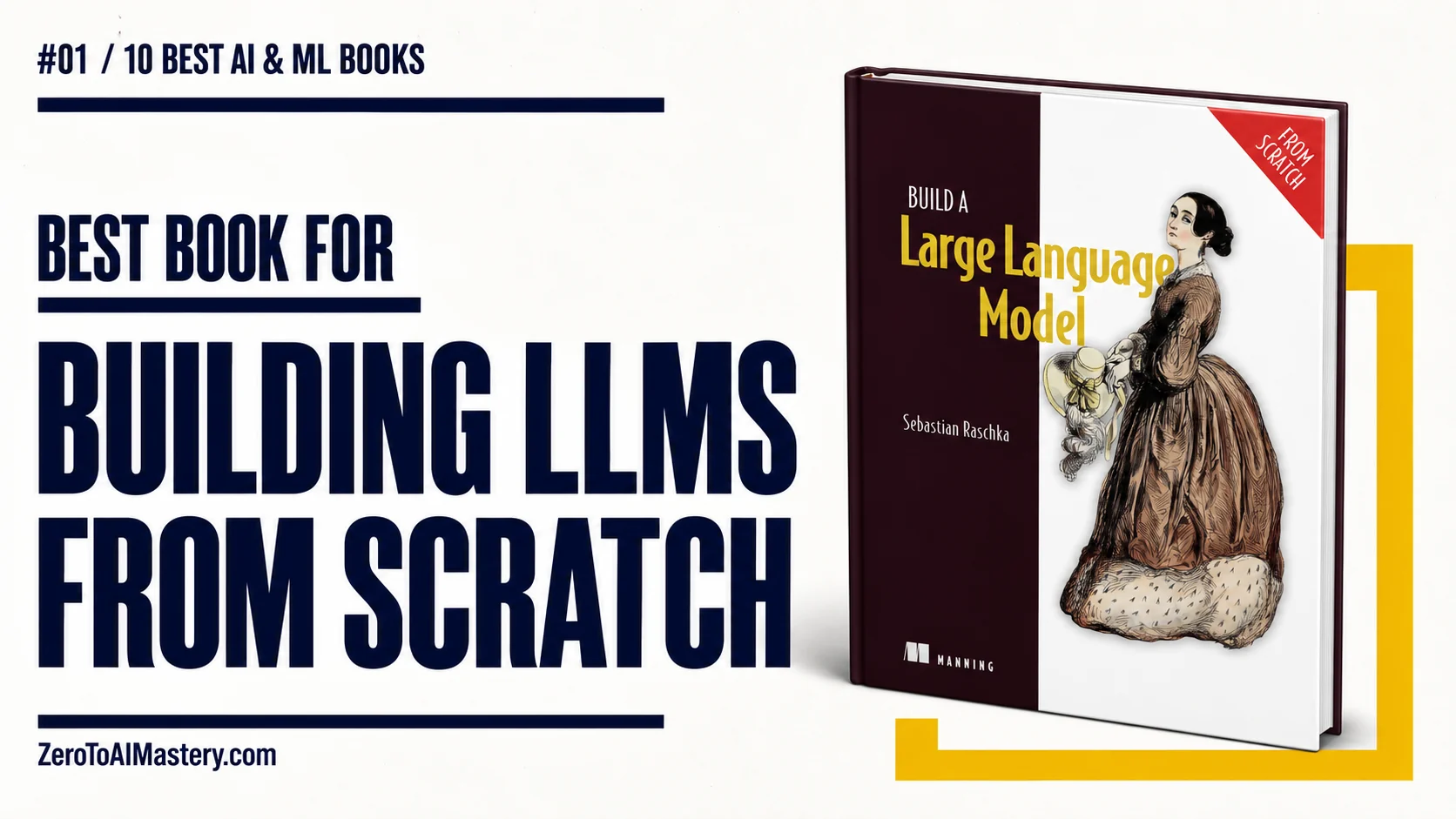 Best AI and ML books build a large language model from scratch