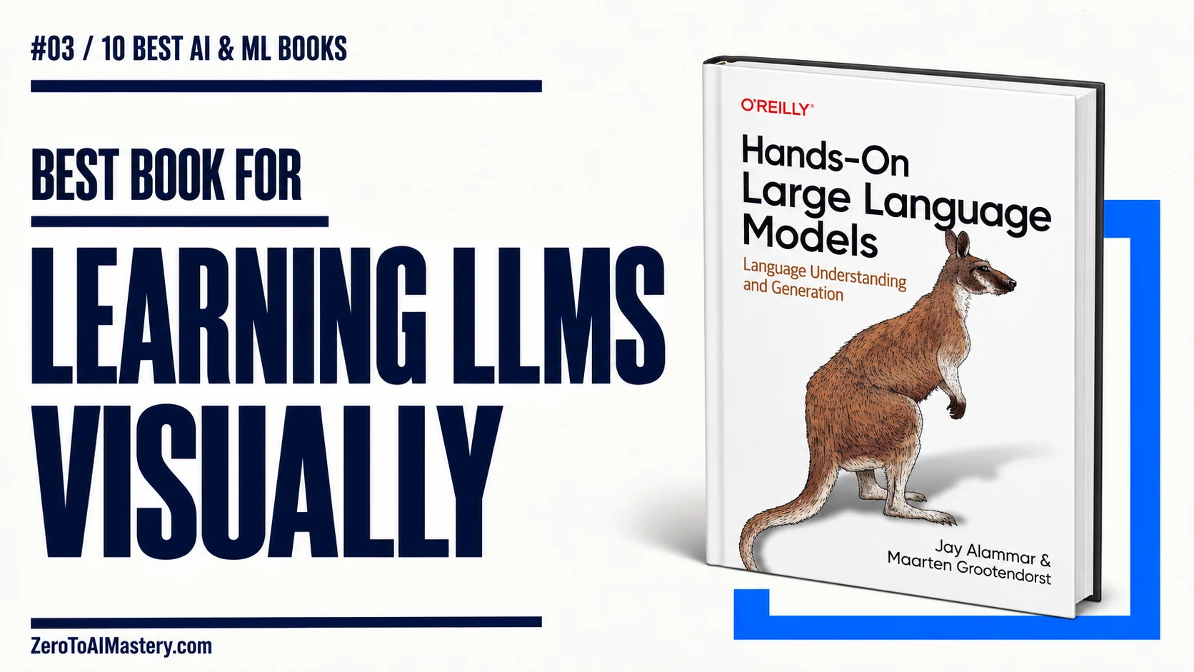 AI and machine learning books learn large language models visually