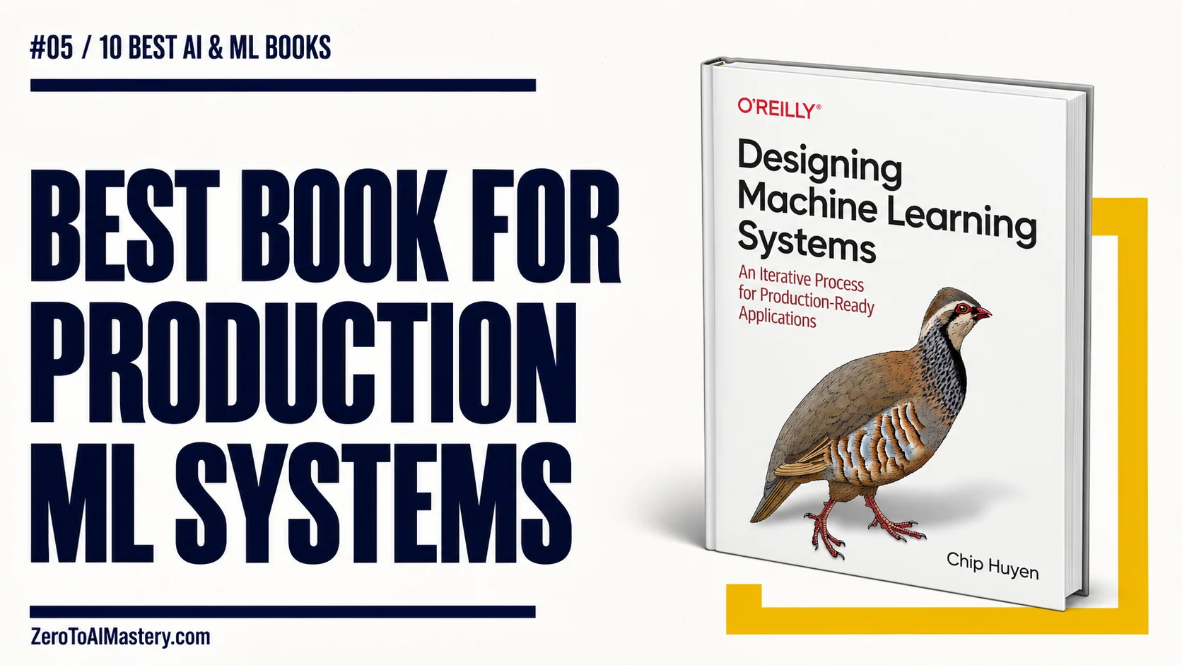 Best AI engineering books design reliable production machine learning systems
