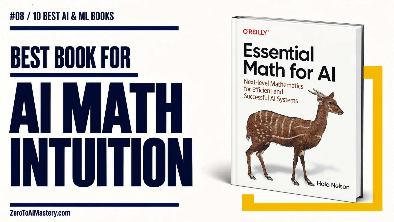 Best AI and ML books build useful mathematics intuition