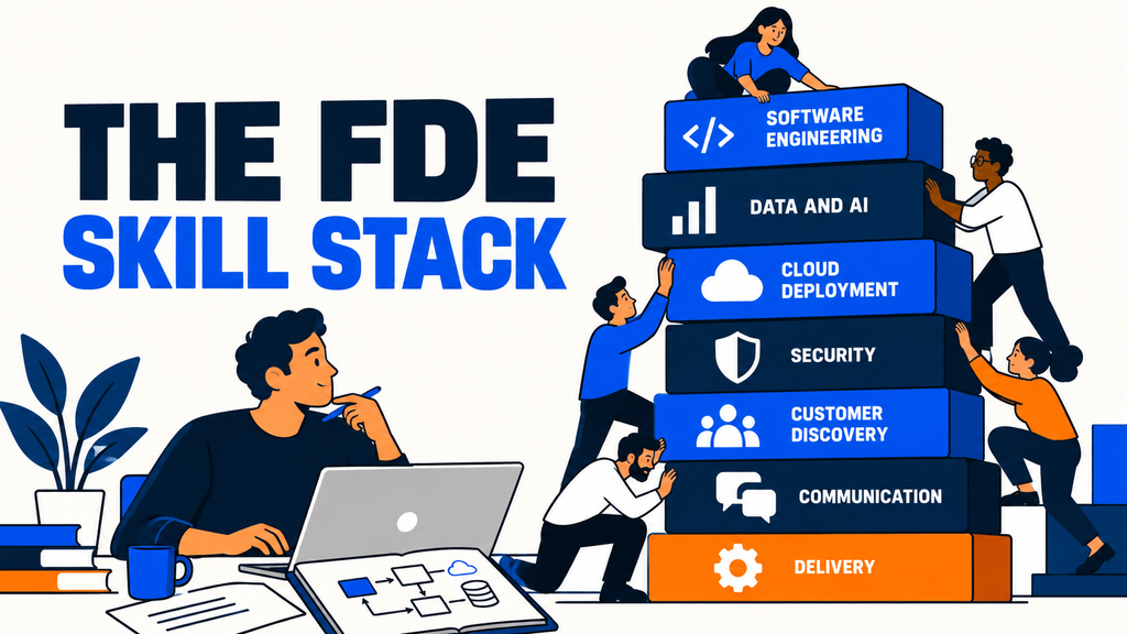 Layered forward deployed engineer technical and customer skill stack